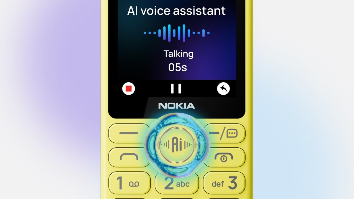 Nút bấm AI chuyên dụng trên điện thoại Nokia mới
