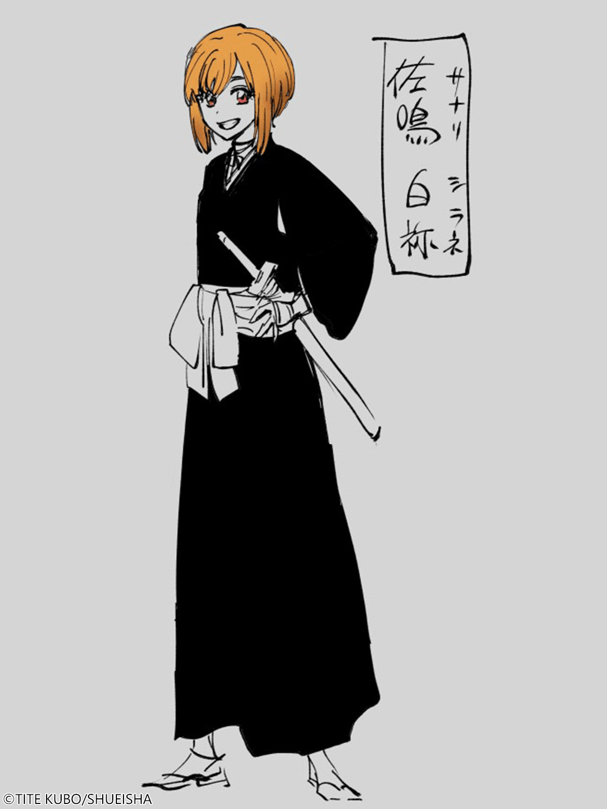 Nhân vật mới Shirane Sanari được thiết kế bởi Tite Kubo.