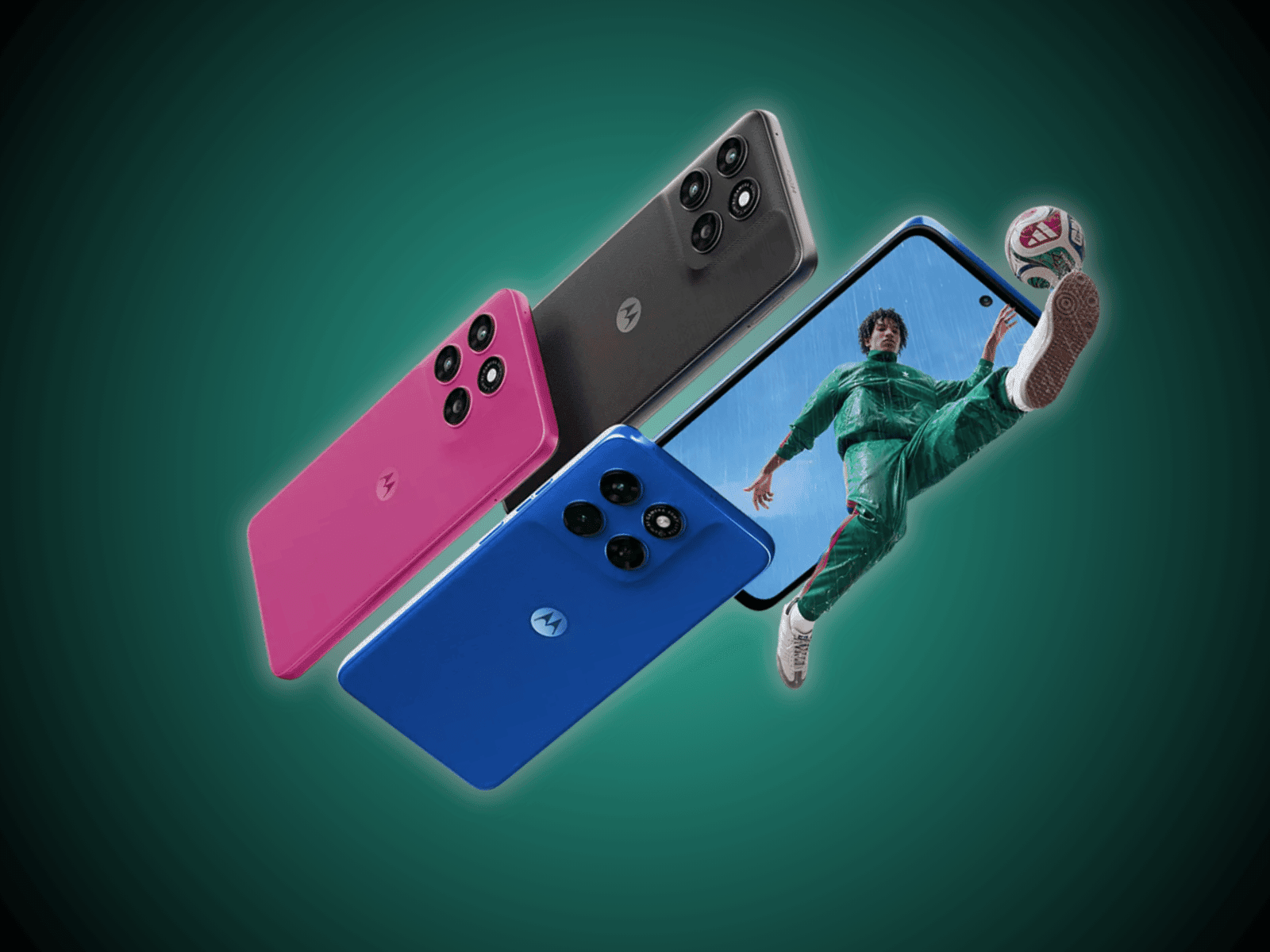 Điện thoại Motorola Moto G77 Power với thiết kế hiện đại và nhiều tùy chọn màu sắc.