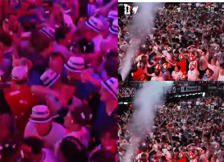 Fan tuyển Anh thức trắng đêm cổ vũ đội nhà tại các khu vực fan zone