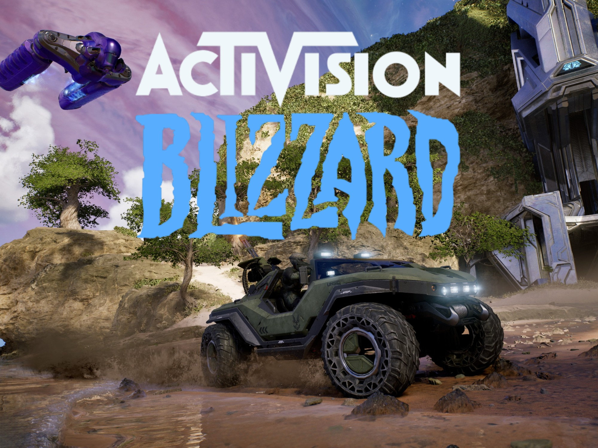 Activision Blizzard và Halo Logo Activision Blizzard xuất hiện cùng Halo Campaign Evolved
