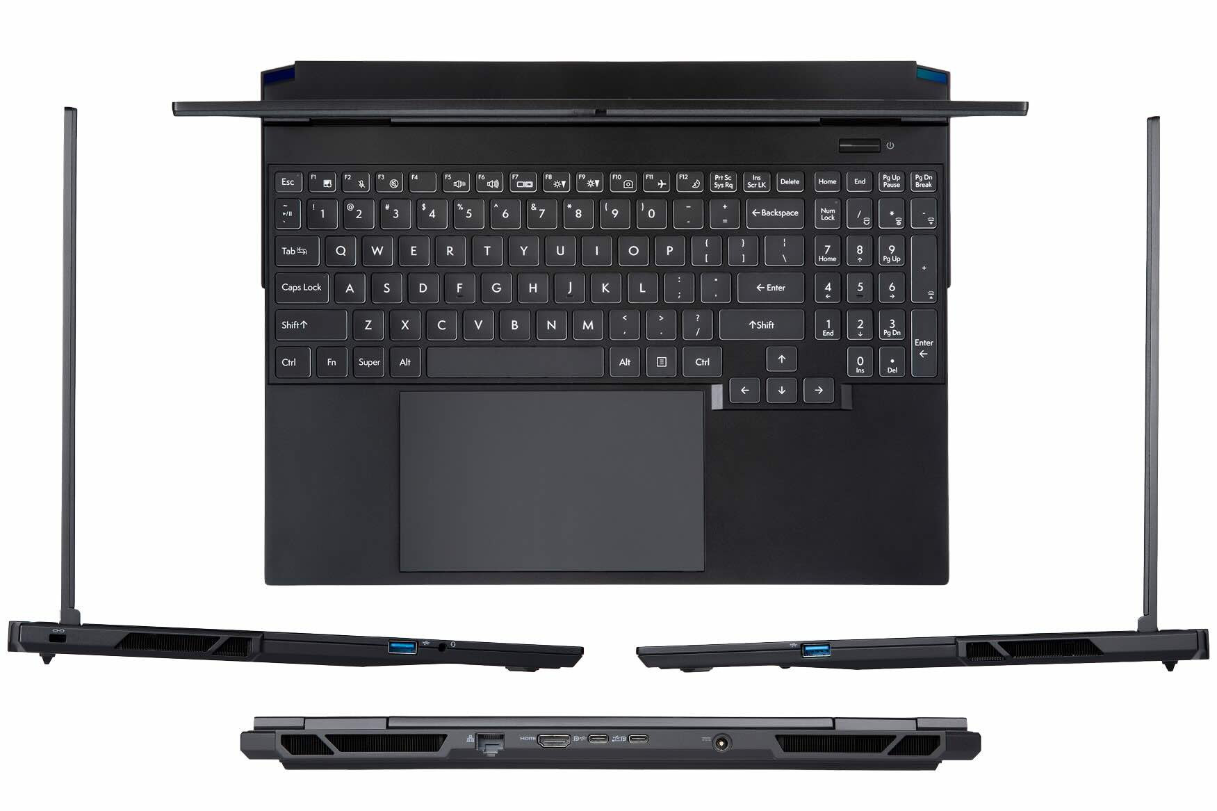 Adder Pro trang bị RTX 5070 mới từ System76 có độ mỏng chưa đầy 20 mm.