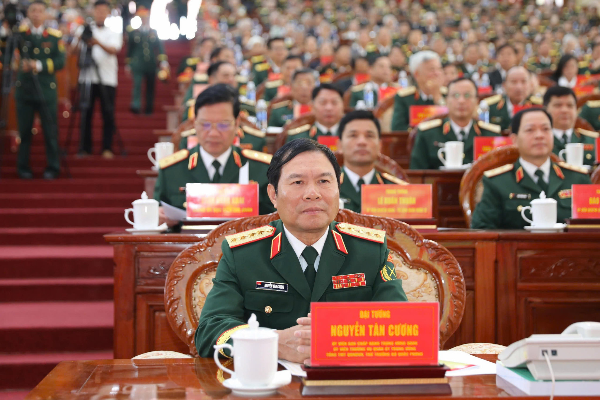 Đại tướng Nguyễn Tân Cương, Ủy viên Ban Chấp hành Trung ương Đảng, Tổng Tham mưu trưởng Quân đội nhân dân Việt Nam, Thứ trưởng Bộ Quốc phòng dự lễ kỷ niệm