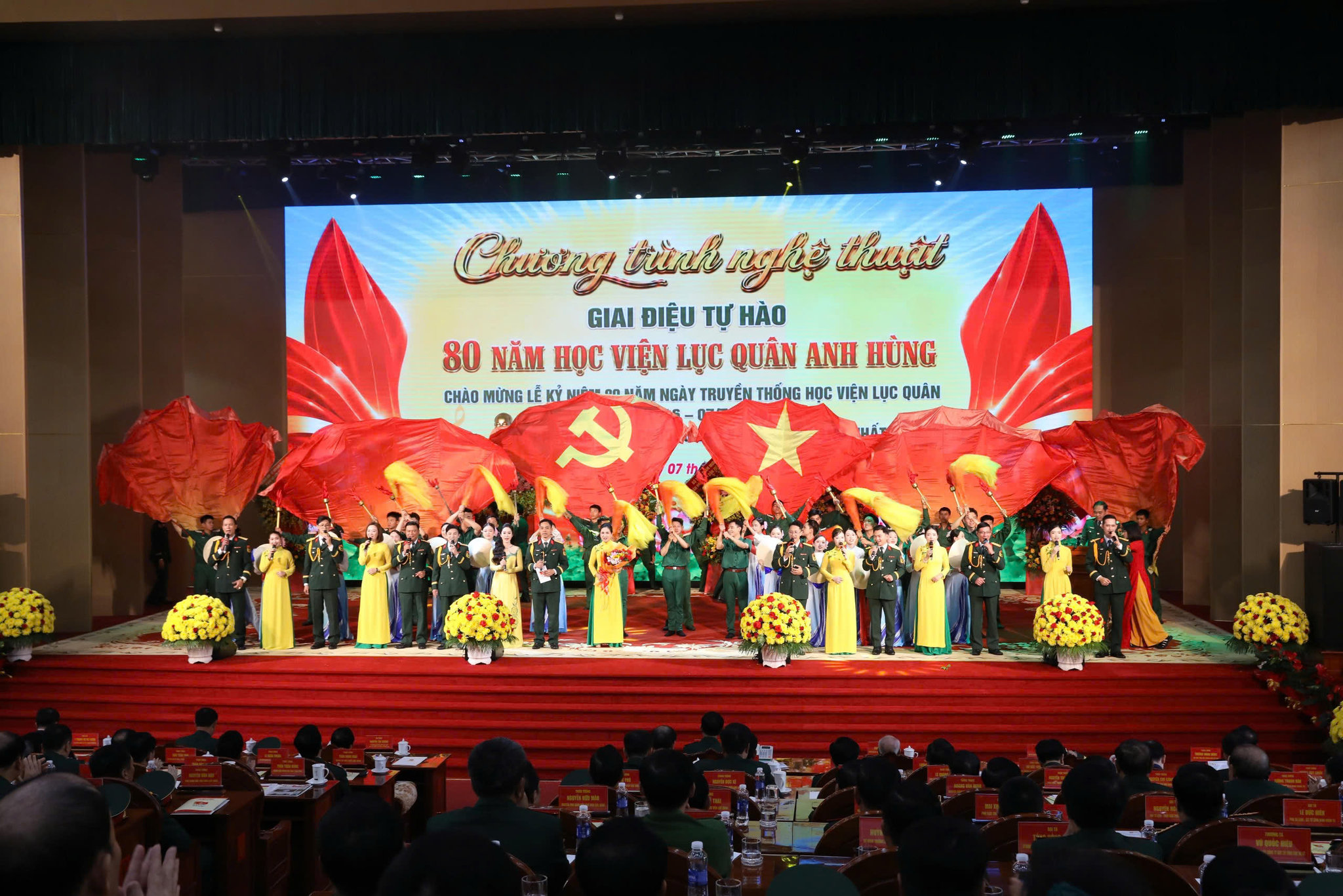 Văn nghệ chào mừng lẽ kỷ niệm