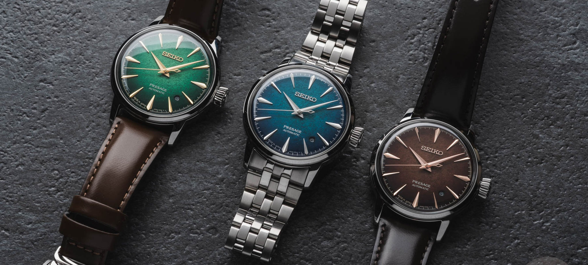 Mặt sau lộ máy của Seiko Presage sử dụng caliber 4R35B