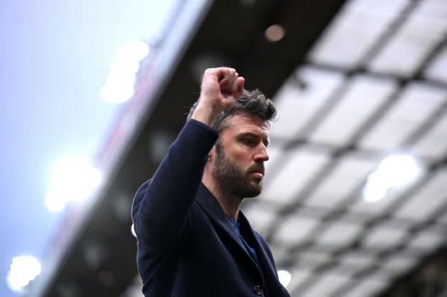 Michael Carrick trong buổi tập của Manchester United
