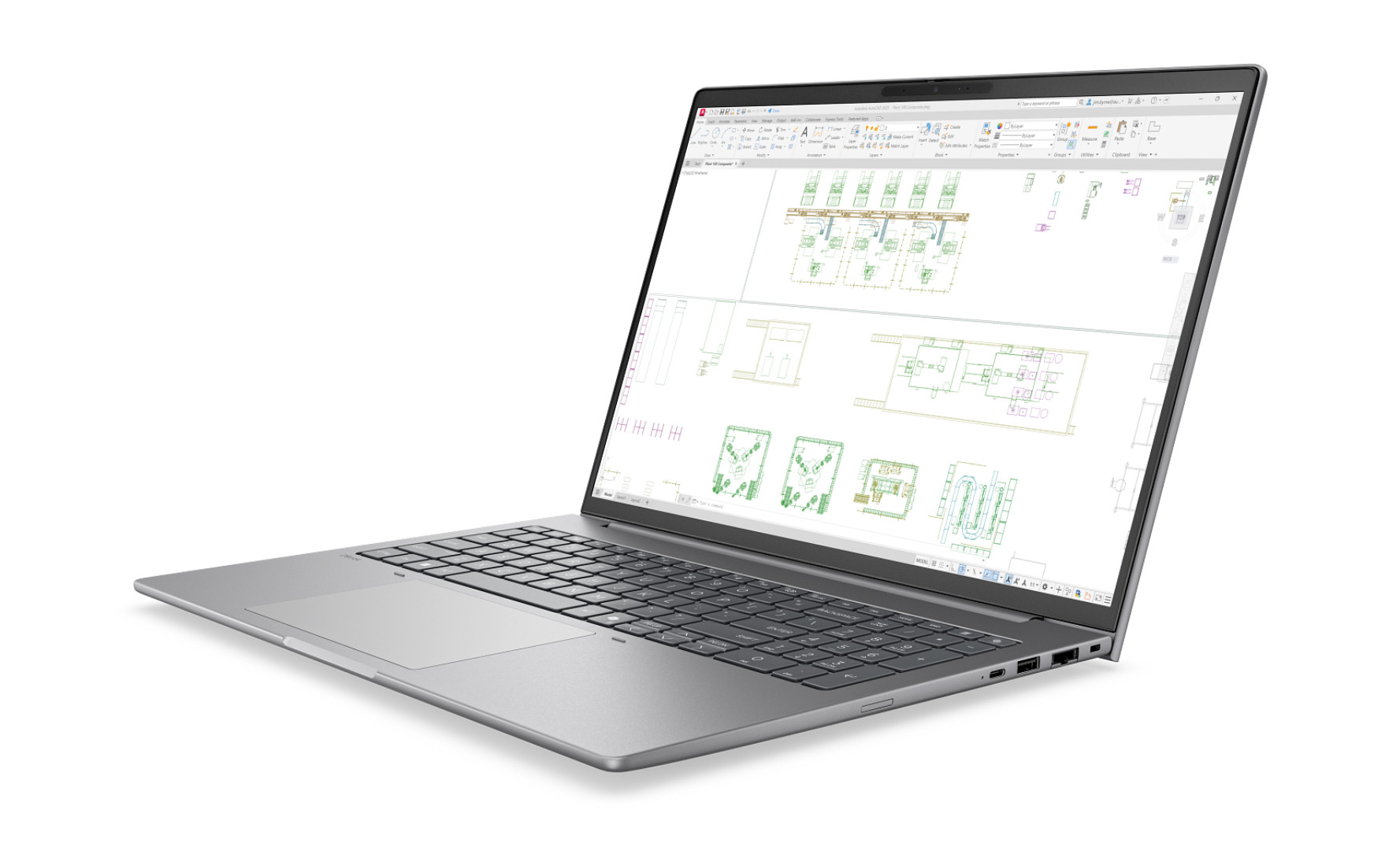 Cận cảnh các cổng kết nối trên HP ZBook 8 G2i 16