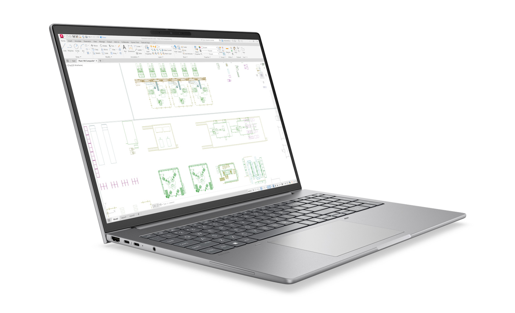 Thiết kế mặt dưới và hệ thống tản nhiệt của HP ZBook 8 G2i 16