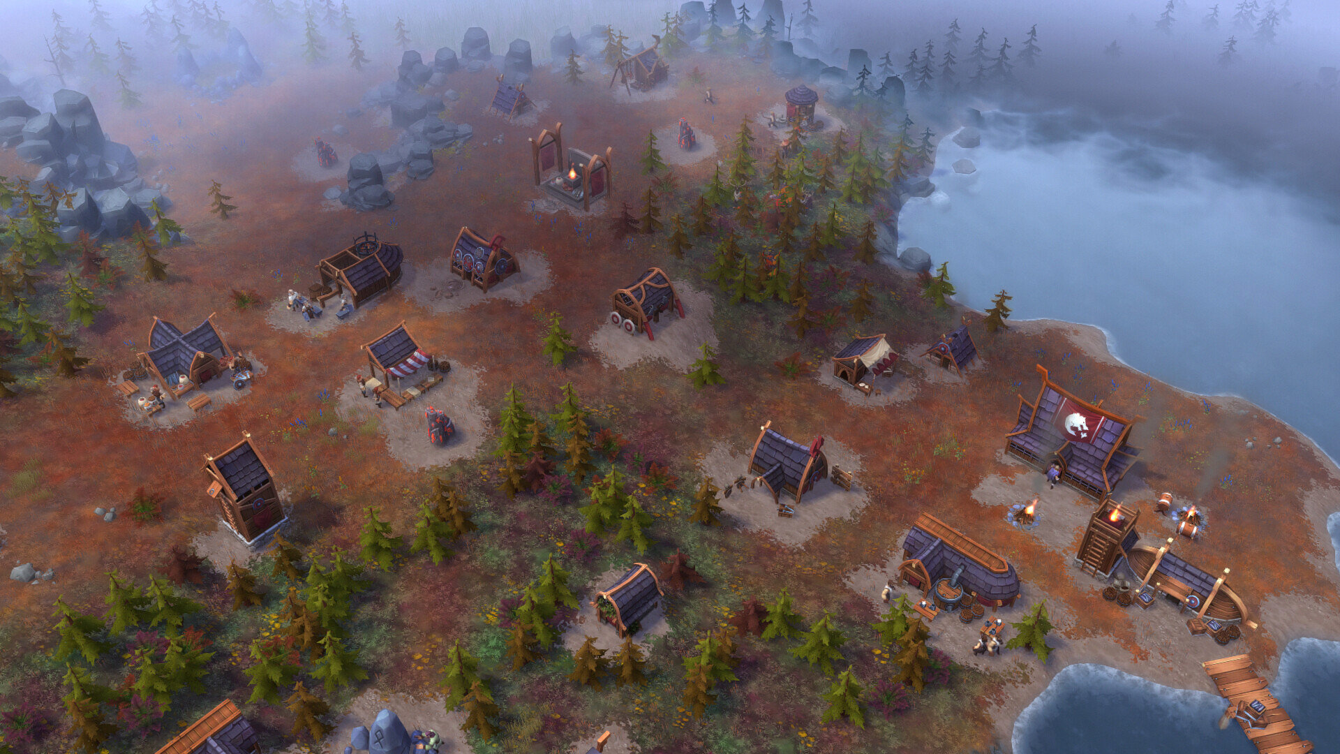 Các công trình nhà ở trong game Northgard