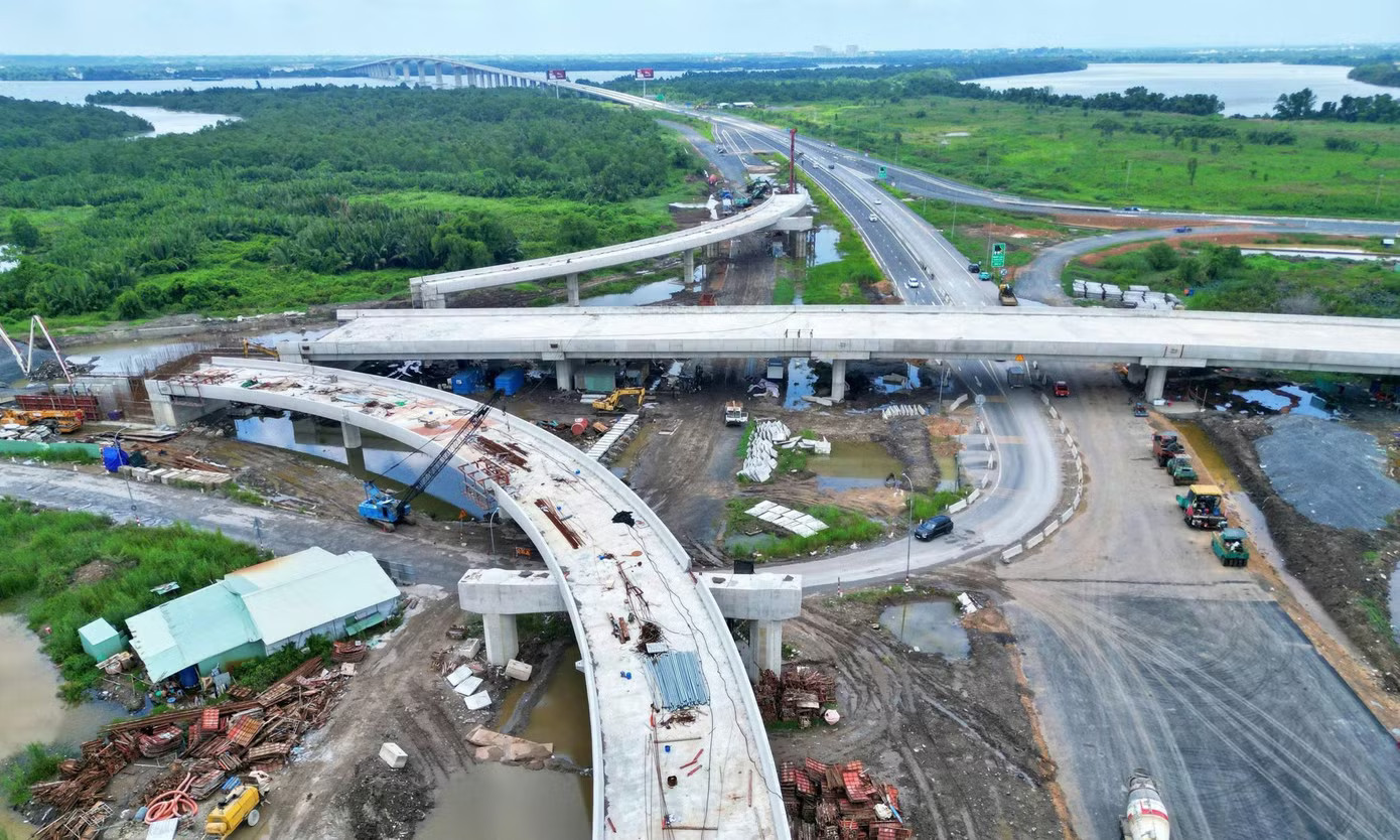 Biểu đồ tiến độ các dự án thành phần Vành đai 3