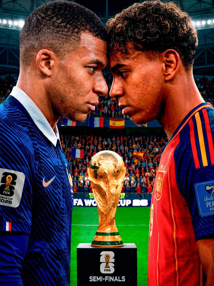 Tây Ban Nha và Pháp sẽ đối đầu tại bán kết World Cup 2026