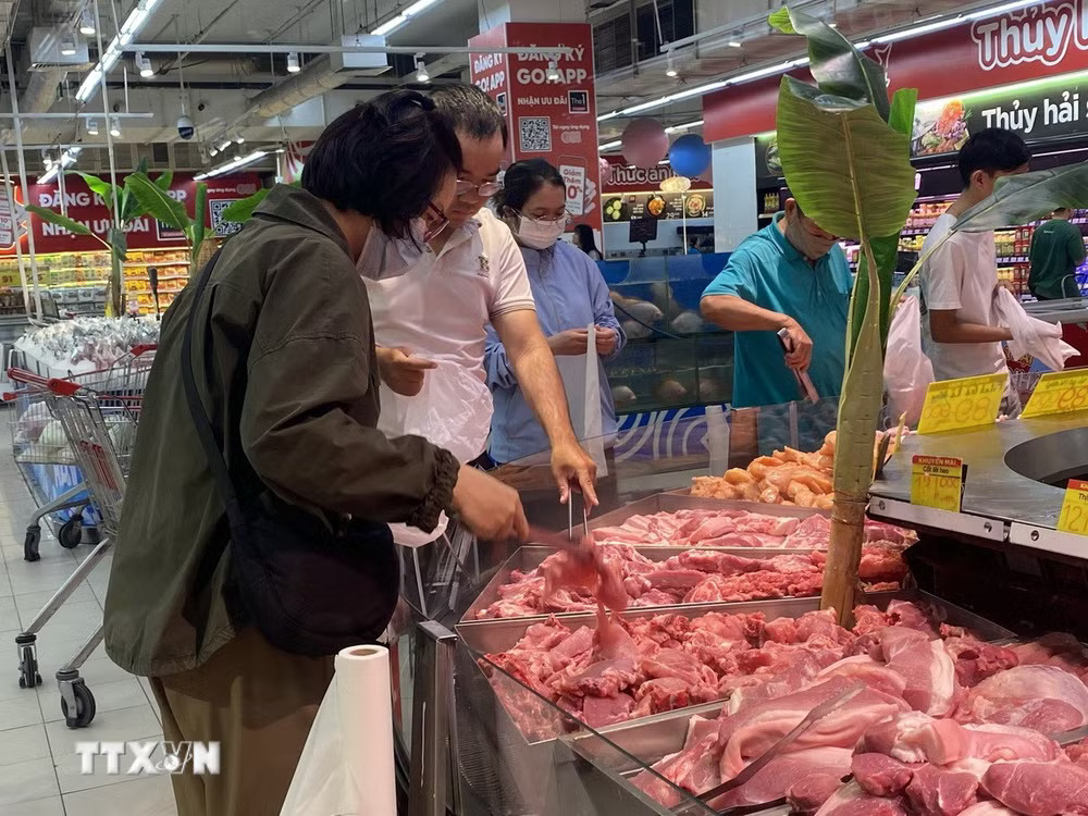 Người dân Đà Nẵng lựa chọn mua thực phẩm tại siêu thị. (Ảnh: Khoa Chương/TTXVN) ttxvn-2210-da-nang-sieu-thi-3.jpg