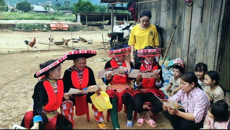Mô hình truyền thông cộng đồng của dự án về sức khỏe sinh sản cho đồng bào DTTS tại Lâm Hà