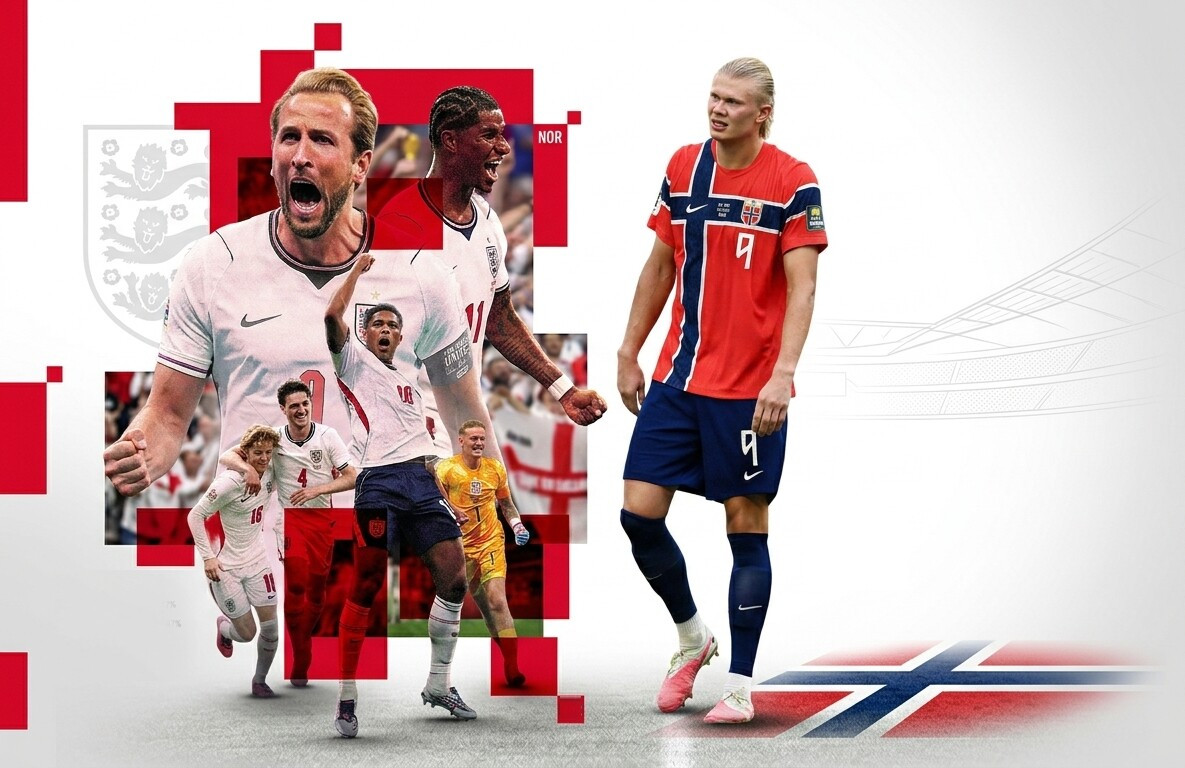 Jude Bellingham ăn mừng bàn thắng quyết định đưa ĐT Anh vào bán kết World Cup 2026
