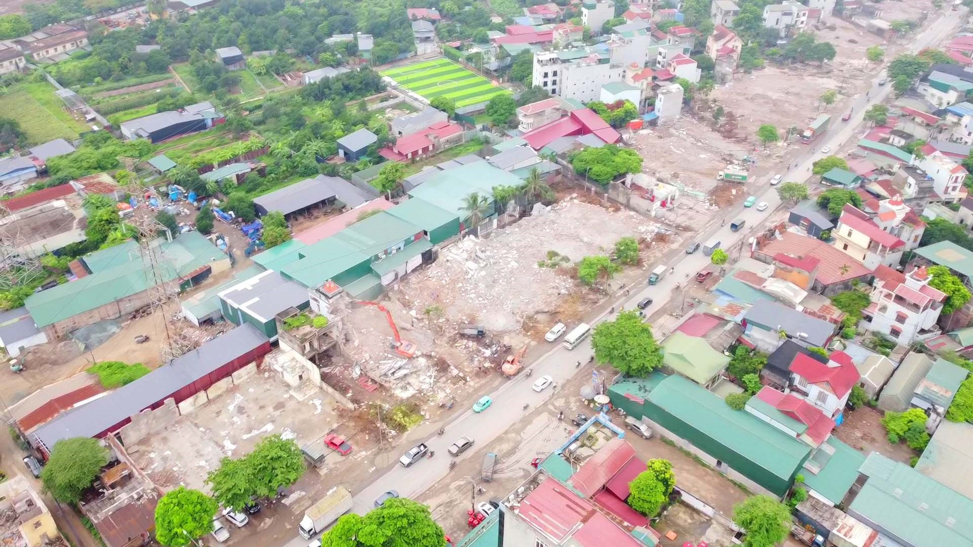 Đoạn Quốc lộ 6 qua phường Yên Nghĩa bắt đầu giải phóng mặt bằng