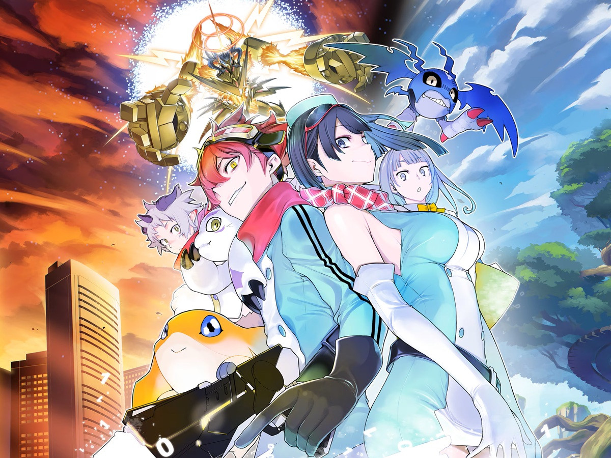 Hình ảnh quảng bá chính thức của Digimon Story: Time Stranger