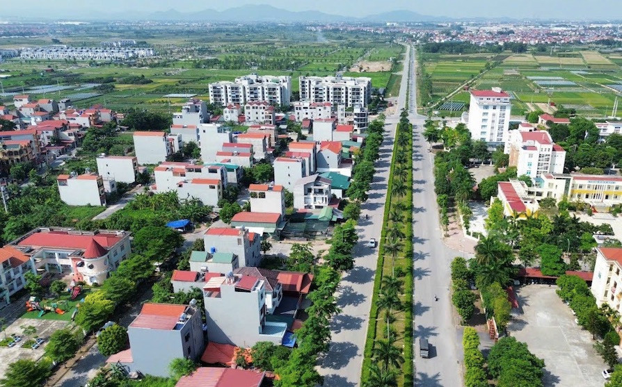 Phối cảnh khu vực xã Quang Minh, TP. Hà Nội nơi triển khai dự án khu đô thị Bắc Hồng