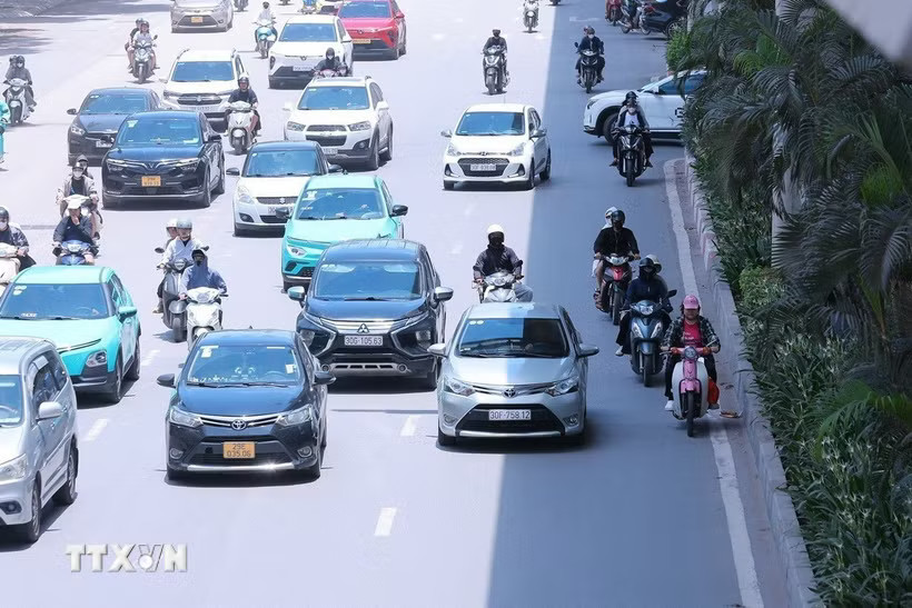 Ngày và đêm 14/7, khu vực Bắc Bộ ngày nắng, có nơi nắng nóng. (Ảnh: Hoàng Hiếu/TTXVN)