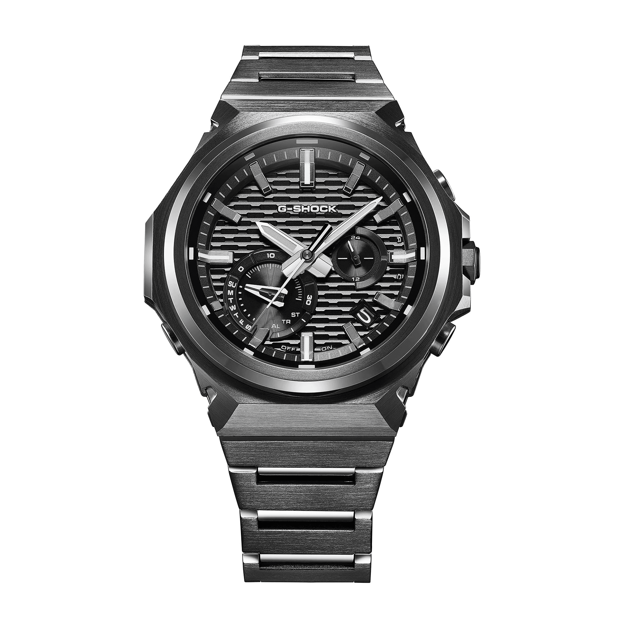 Cận cảnh mặt số đồng hồ Casio GSTB1000BD-1A