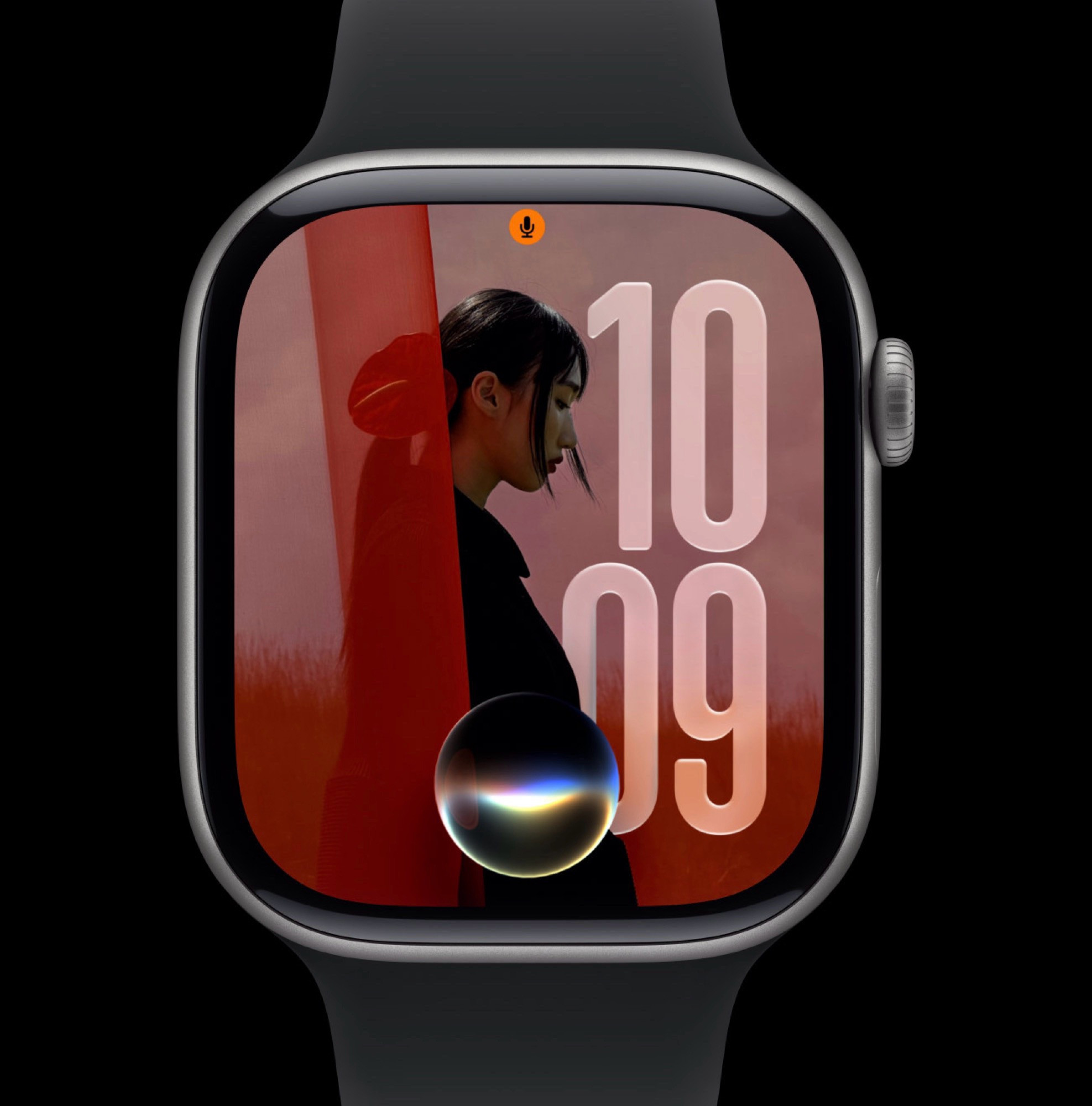Giao diện ứng dụng Siri AI trên Apple Watch