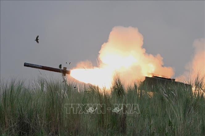 Hệ thống HIMARS của Mỹ khai hỏa trong tập trận