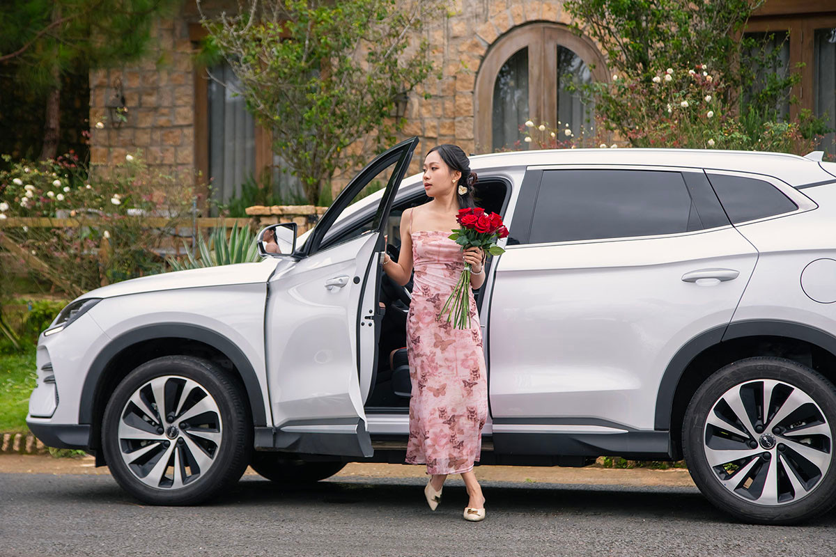 Kích thước của Sealion 6 tương đương với một mẫu SUV hạng D