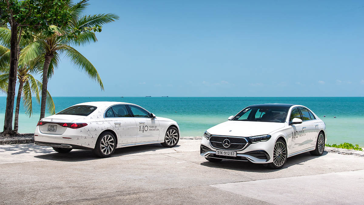 Mercedes-Benz E-Class thế hệ mới tại Phú Quốc