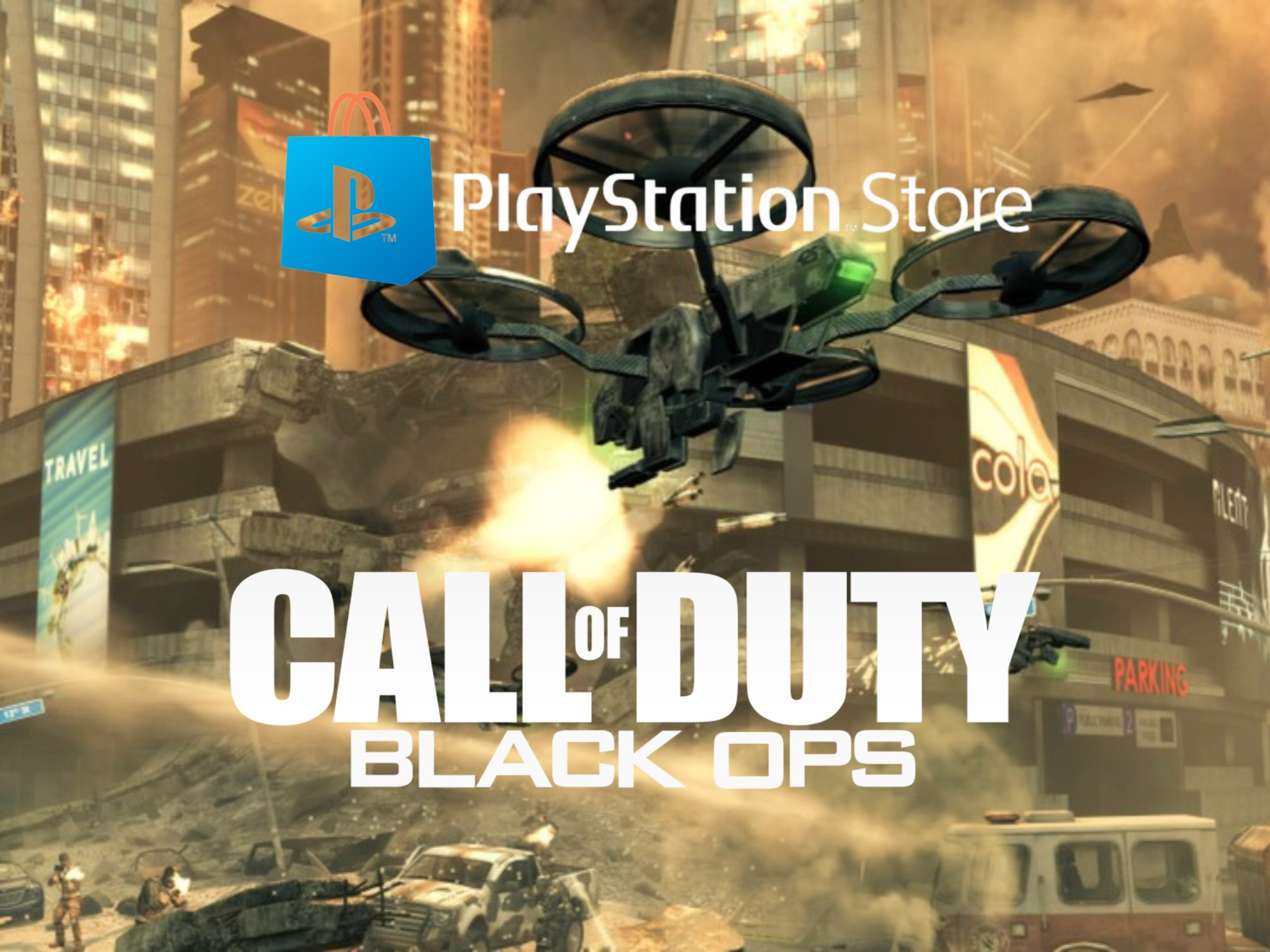 Biểu ngữ giới thiệu Call of Duty: Black Ops trên PlayStation Store