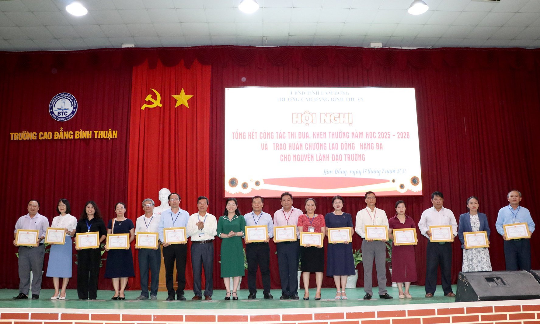 Các cá nhân nhận Danh hiệu Chiến sỹ thi đua cơ sở