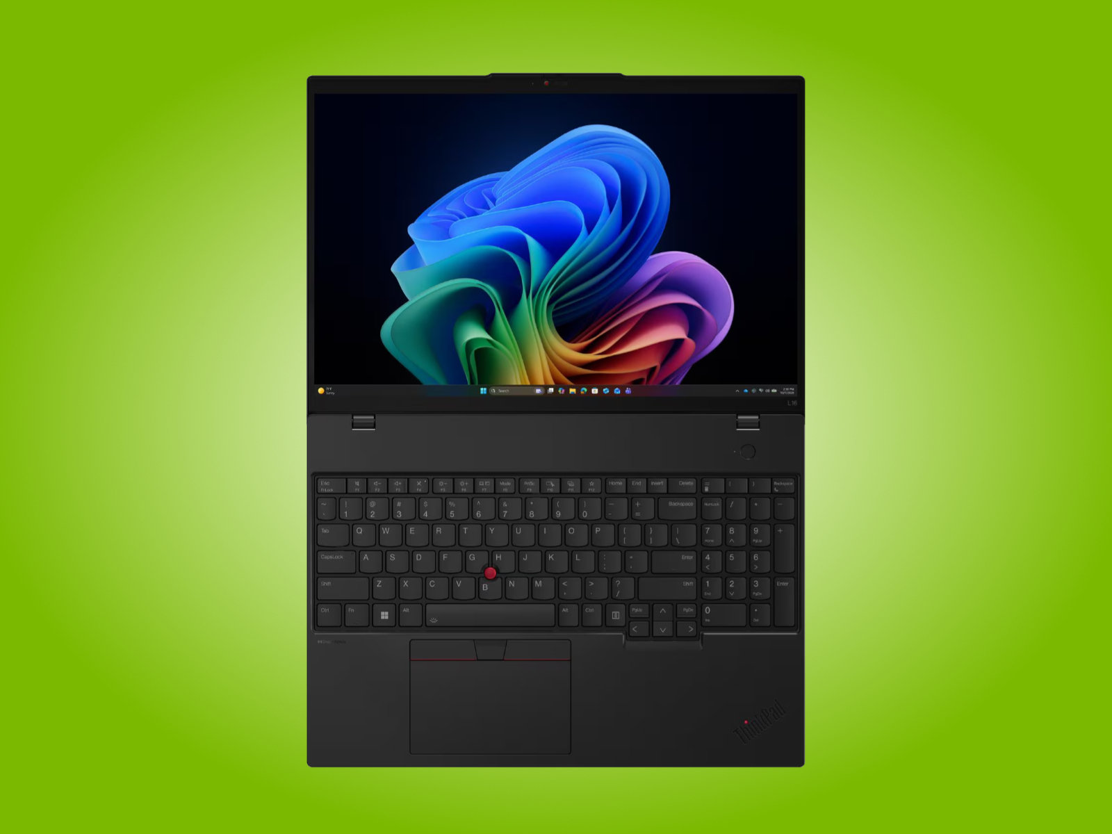Lenovo ThinkPad L16 Gen 3 với bàn phím số đầy đủ và các phím mũi tên kích thước lớn
