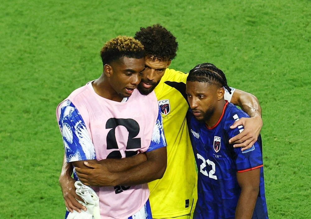 Các cầu thủ Cape Verde ăn mừng trong một trận đấu tại World Cup 2026