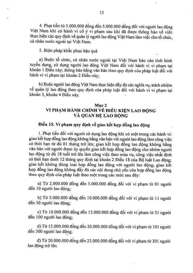Nghị định 283/2026/NĐ-CP Quy định xử phạt vi phạm hành chính lĩnh vực lao động, BHXH...- Ảnh 15.