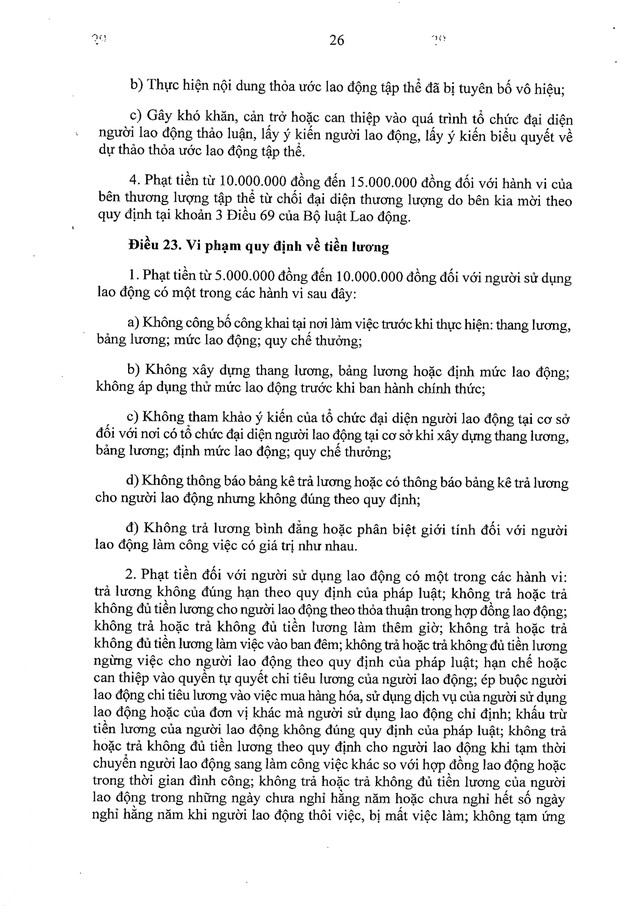 Nghị định 283/2026/NĐ-CP Quy định xử phạt vi phạm hành chính lĩnh vực lao động, BHXH...- Ảnh 26.