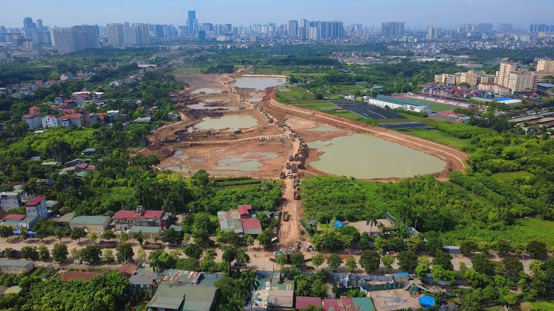Tiến độ hồ điều hòa Thụy Phương 2 Tiến độ hồ điều hòa Thụy Phương 2 cuối tháng 6/2026