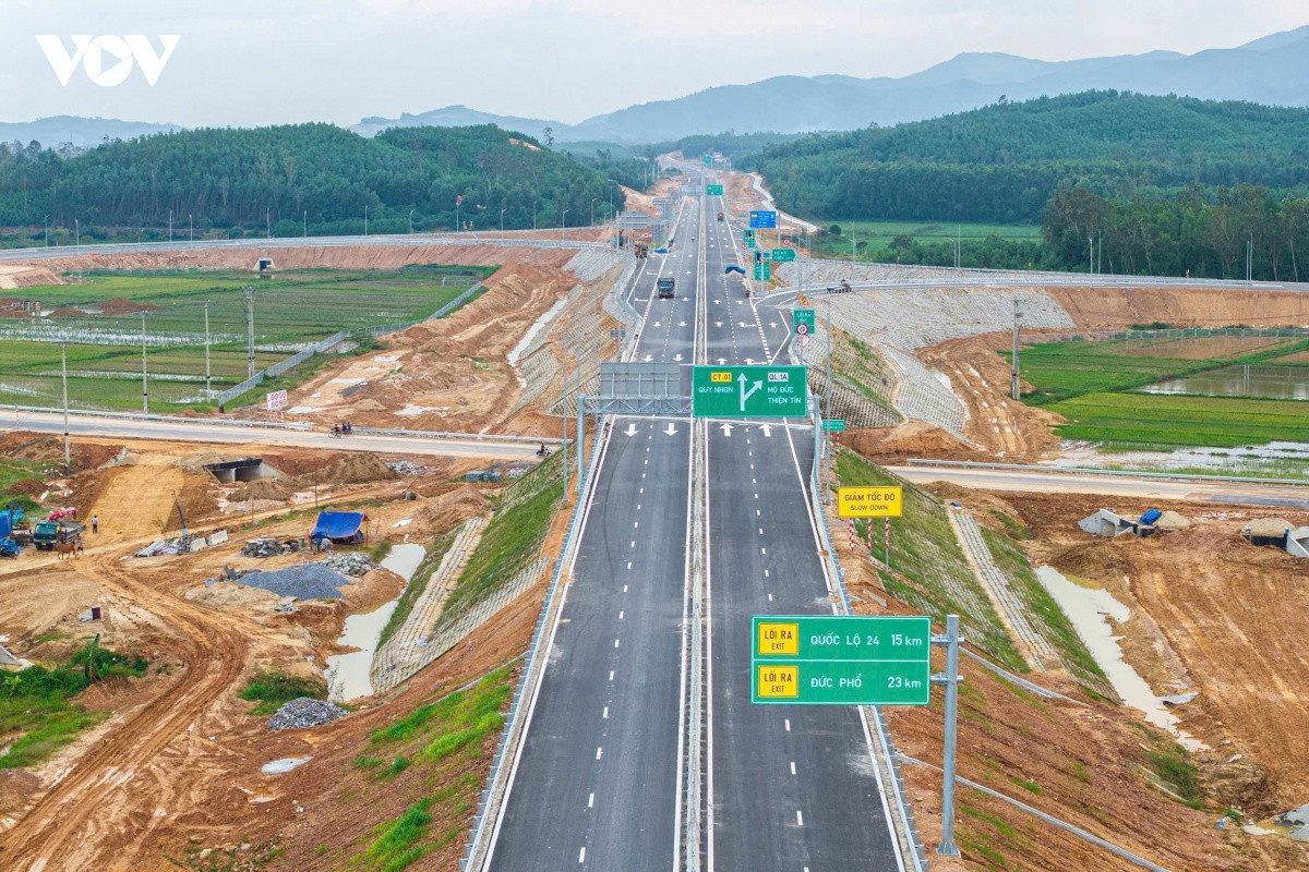 Tuyến cao tốc Quảng Ngãi - Hoài Nhơn.