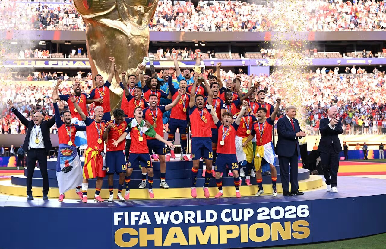 ĐT Tây Ban Nha đăng quang World Cup 2026 ĐT Tây Ban Nha đăng quang World Cup 2026