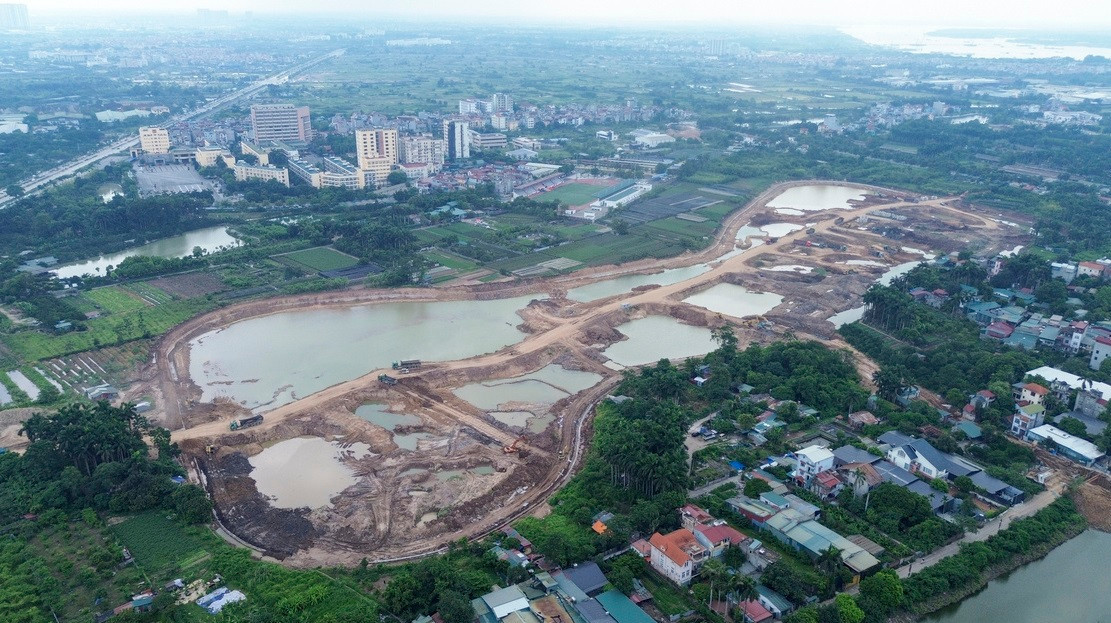 Hồ Thụy Phương 2 tại Hà Nội cơ bản hoàn thiện hạng mục chính