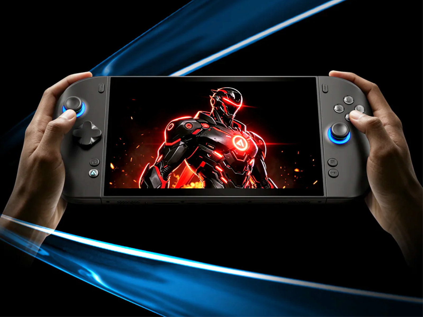 OneXPlayer X2 Mini Pro phiên bản màu trắng với tay cầm tháo rời
