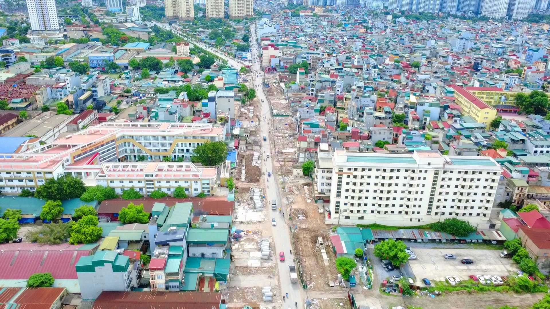 Đoạn Vành đai 2,5 trùng với đường Lĩnh Nam