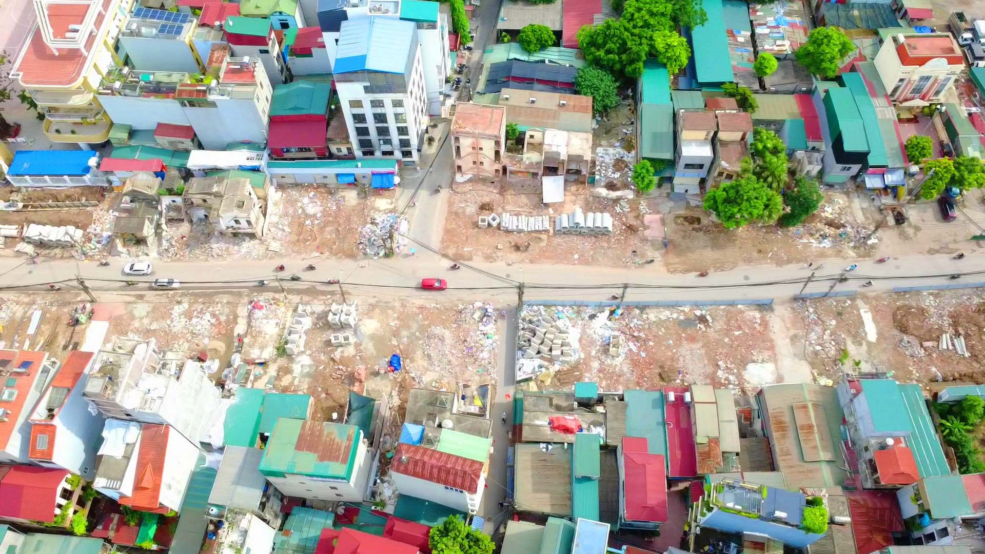Toàn cảnh tuyến Vành đai 2,5 nhìn từ trên cao