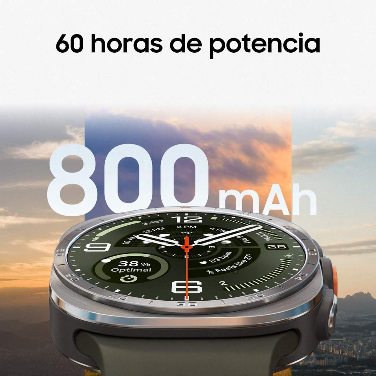 Galaxy Watch Ultra 2 có pin lớn vượt trội thế hệ trước Dung lượng pin 800mAh trên Galaxy Watch Ultra 2