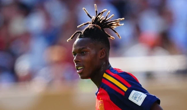 Arsenal quan tâm Nico Williams. Ảnh: Getty.