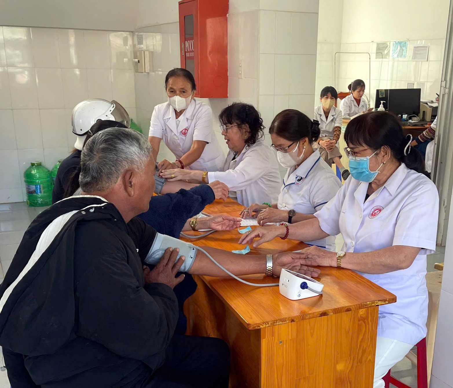 Providing healthcare services to local residents