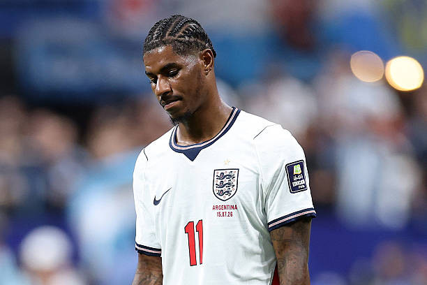 Marcus Rashford trong một trận đấu tại Ngoại hạng Anh
