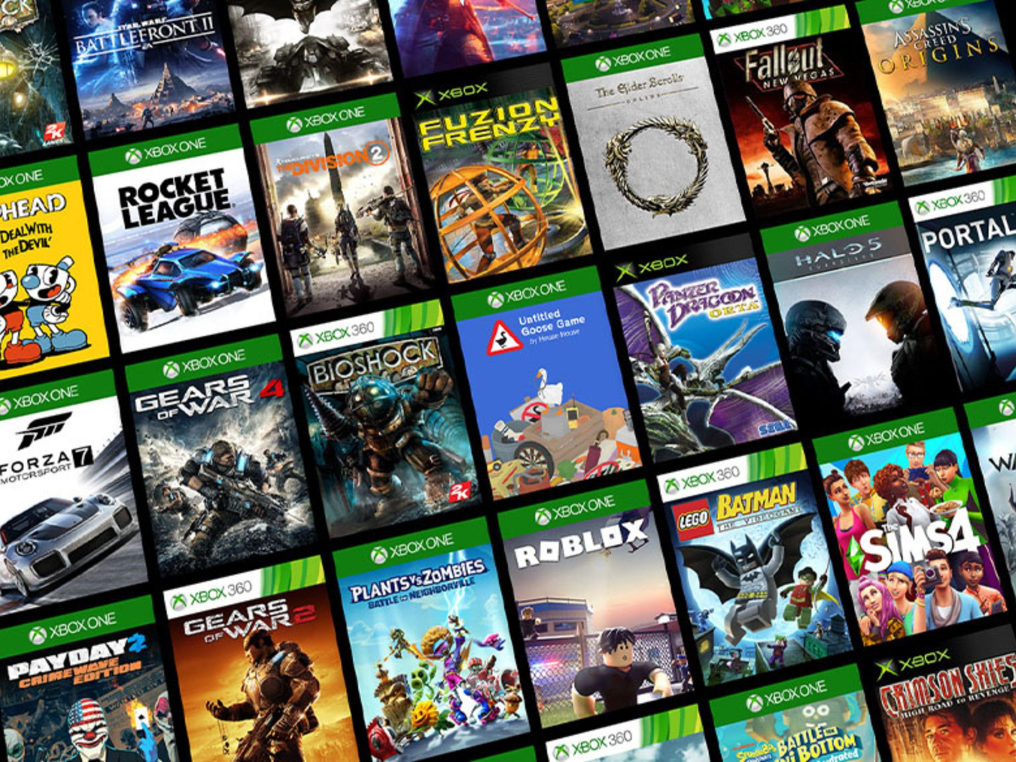 Banner cho tính năng tương thích ngược của Xbox 360
