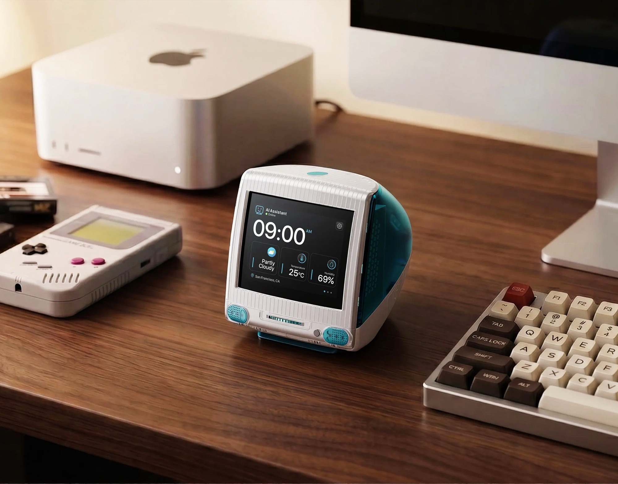 TimeCapsule G3 là đồng hồ kỹ thuật số, báo thức, loa Bluetooth và trợ lý dubai casino 88 - dubai palace dubaicasino88.bio AI tất cả trong một.