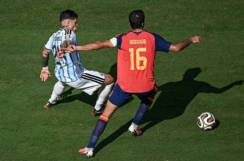 Rodri thể hiện đẳng cấp ở kỳ World Cup. Ảnh: Getty Images.