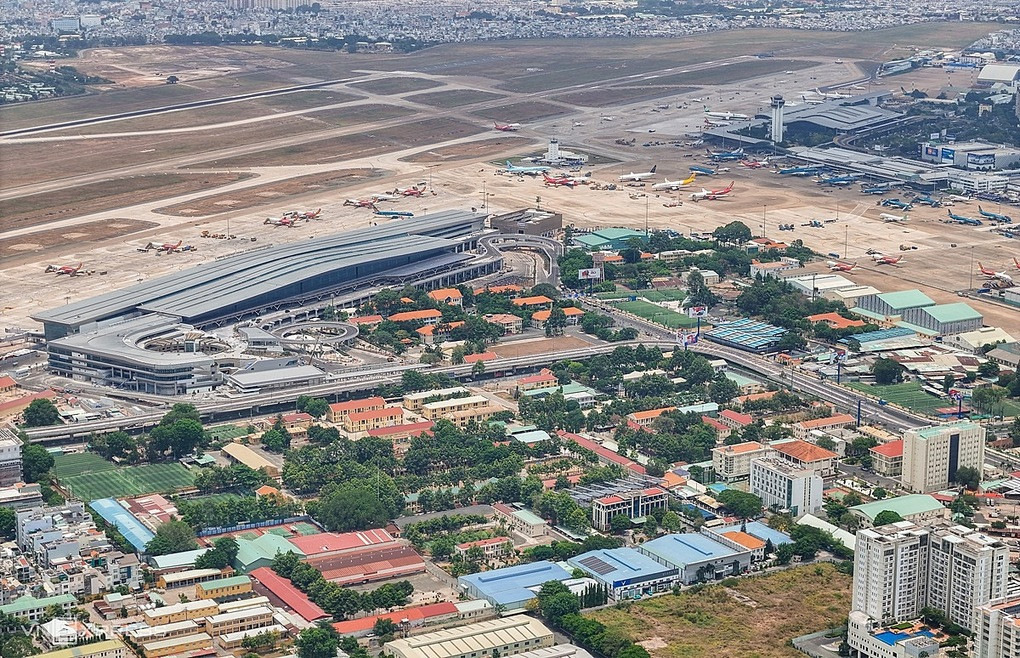 Khu vực ga T3 Tân Sơn Nhất - nơi sẽ bố trí ga ngầm metro số 6