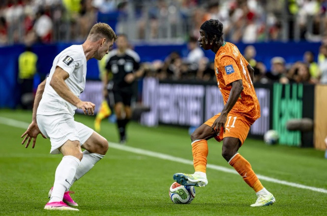 Diomande jogou pela seleção da Costa do Marfim na Copa do Mundo. Foto: Getty Images.
