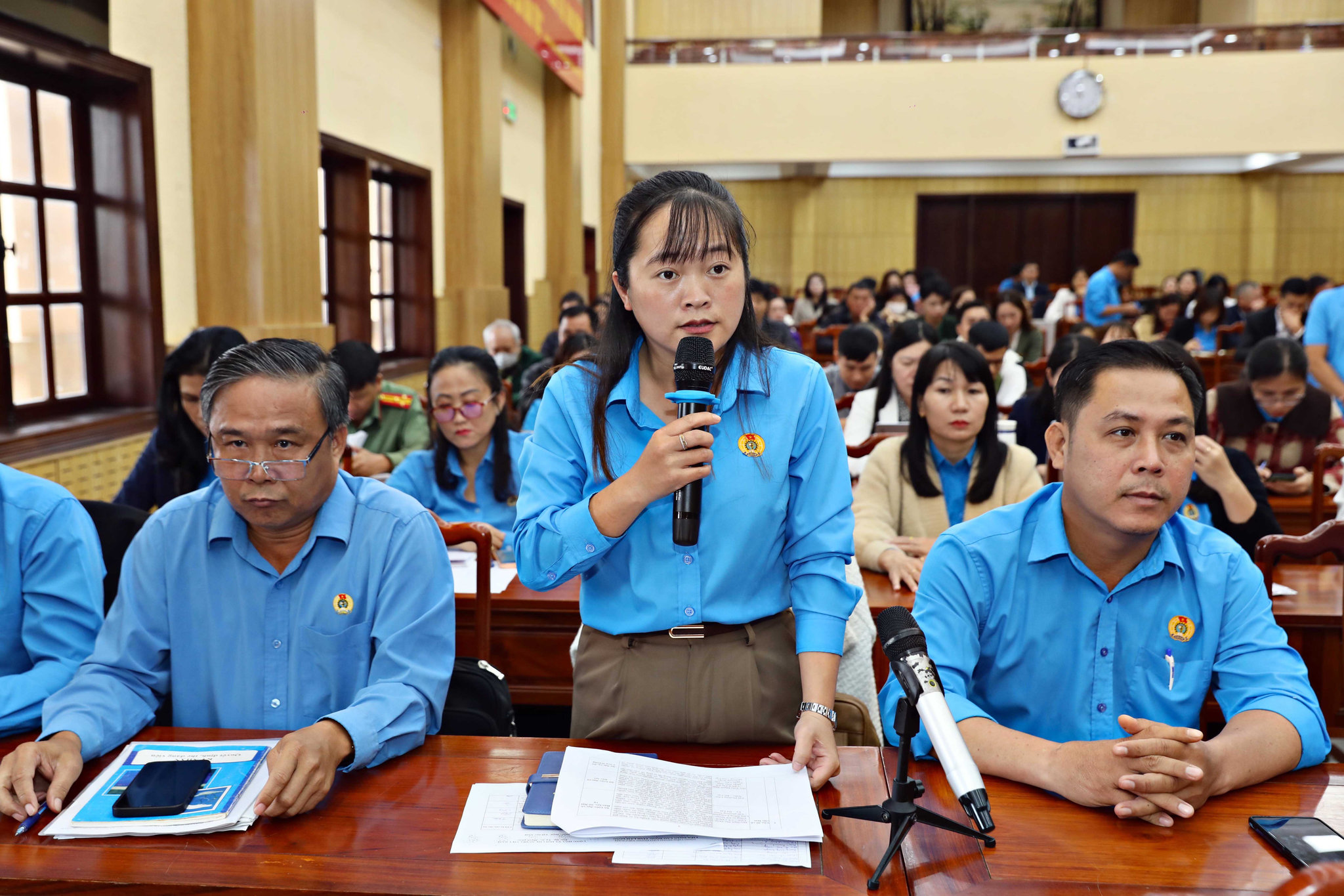 Bà Ngô Thuý Linh, Chủ tịch công đoàn cơ sở Công ty CP Dược Dubai88 nhà cái Ladophar, thuộc công đoàn phường Cam Ly - Đà Lạt phản ánh tình trạng lao động nữ trên 35 tuổi rất khó xin việc
